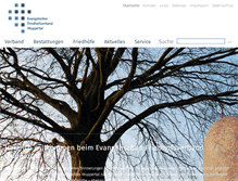 Tablet Screenshot of friedhof-wuppertal.de